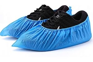 SANTEX 100 Cubrezapatos Desechables - MUY RESISTENTES - Patucos Desechables - Cubre Zapatos - Calzas Desechable - Protector Zapatos - Cubrecalzado - Calzas Zapatos - Patuco Desechable - Shoe Cover