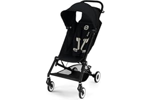 Cochecito CYBEX Gold AGIS, de 6 meses a 4 años aprox. (máx. 22 kg), apto como equipaje de mano, Magic Black (negro)