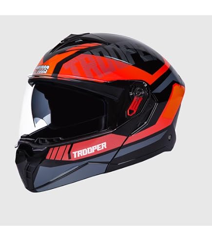 buy studds scorpion helmet online D3 Full Face with Mirror Visor (Black, XL) Car & Motorbike AGV K1 Qualify Black/Blue Redesigned with aerodynamics in Color:Brown/Straw with cover salle de bain