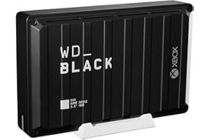 WD_BLACK 12TB D10 Game Drive para Xbox HDD externa USB 3.2 Gen 1 Type-A con un mes de Xbox Game Pass hasta 250 MB/s 7200 RPM
