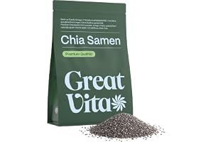 GreatVita Chia frön, 1000 g naturliga, utan genteknik