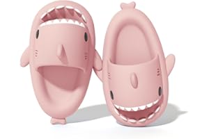 Hoomall Pantoufles De Requin Adulte Été Femme Homme Enfant Shark Cloud Slippers Claquettes Antidérapante Open Toe Slides Chaussures De Piscine Plage Chaussons De Bain Douche Maison