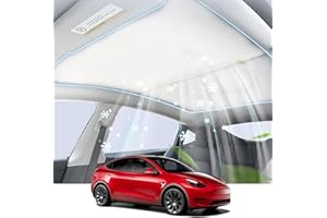 LIROPAU Model 3 Tetto Parasole Tendina parasole per tettuccio apribile compatibile con Tesla Model 3 2021 2022 2023 - Copertura parasole in vetro con isolamento termico UV, Visiera Tetto (White, Model 3)
