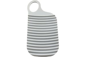 NINFEIQI 2Pcs Hand-held Mini Washboard, Portable Travel Washing Boards, Non-Slip Laundry Board for Hand Washing Underwear Socks Baby Clothes