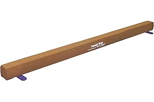 Tumbl Trak Addie Gymnastics Training Balance Beam, Suede Gymnast Beam For Gymnastics