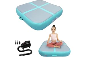 ‎PPXIA PPXIA AirBlock Aufblasbare Gymnastikmatte Turnblock Tumbling Block Trainings block Trainigsmatte Sportblock Gymnatikblock mit pumpe