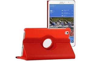 ebestStar - Cover per Samsung Galaxy Tab Pro 8.4 SM-T320, Custodia Protezione Rotazione 360, Pelle PU, Rosso