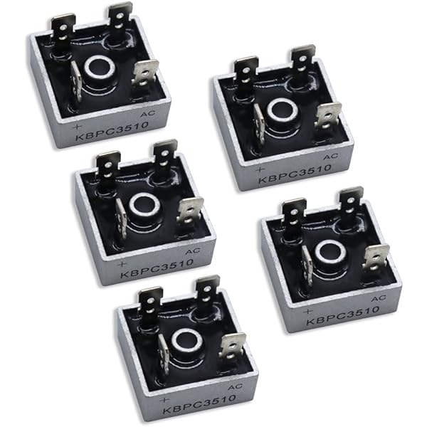 Ponte Diodi Kbpc5010 10 Pezzi Raddrizzatori A Ponte KBPC5010 50A 1000V - Convertitore AC To DC Per Alimentazione Componenti Elettronici - Foto 8