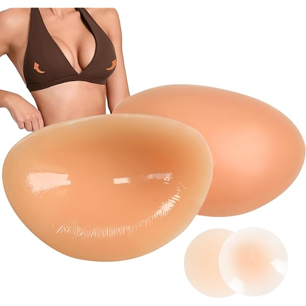 Coussinets Soutien-Gorge Adhésifs Push Up Silicone - Rembourrage Invisible Pour Maillot & Bikini