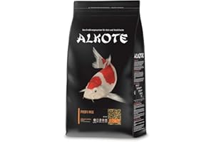 AL-KO-TE, 3-Jahreszeitenfutter für Kois, Frühjahr bis Herbst, Schwimmende Pellets, 3 mm, Hauptfutter Profi Mix, 3 kg