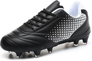 DAZFE Boys Football Boots Kids Football Shoes Cleats Boys Girls Trainers FG/AG Athletics Training Sport Running Shoes
