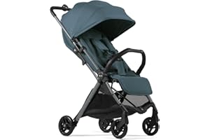 Silver Cross - Jet 5 Compact Pushchair - Travel Stroller - Foldable & Lightweight Stroller/Travel System - Cabin Size - Car Seat Compatible (Sold Separately) - Newborn to 4 Years - Mineral