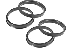 X AUTOHAUX 4 Piezas Plástico 65,1mm A 72,56mm Coche Centrado círculos Rueda Calibre Espaciador Anillos de Centrales