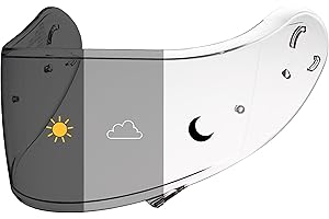 Everalo Visiera Compatibile con Shoei Neotec 2 - Cns 3 - Visiere Casco Shoei Modulare Pinlock Ready - AntiGraffio e AntiNebbia (Fotocromatica)