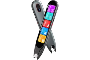 BOELEO Translation Pen&Scan Reading Pen for Language Learners,Dyslexia&Learning Difficulties,Translator Pen for 142 Language(Grey