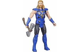 Hasbro Marvel Avengers, Titan Hero Series - Thor, Action Figure da 30 cm del Film Thor: Love And Thunder con Accessorio, Giocattoli per Bambini dai 4 Anni in su