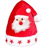 Alsino Cappello da Babbo Natale per Bambini a Luci LED Rossi con PON PON e  Peluche di Orso Polare (wm-44) Rosso Bianco di Feltro : Amazon.it:  Abbigliamento