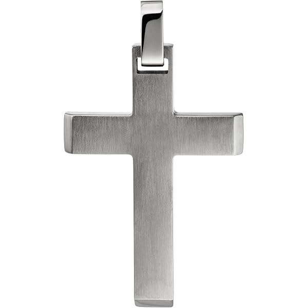 Edelstein Halskette Mit Lederband – Roter Jaspis Anhänger & Kreuz, 25x20 Mm, Lederband 100 Cm, Individuell Kürzbar