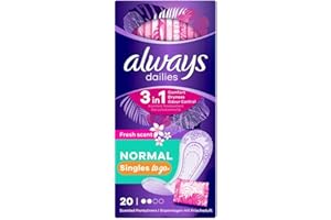 Always Daillies Lot de 20 protège-slips normaux emballés individuellement