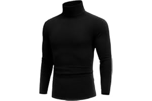 COOFANDY Rollkragenshirt Herren Rollkragenpullover Turtleneck Langarmshirt Rollkragenpulli Regualr Unterzieh