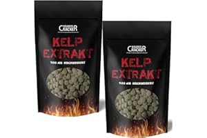 ANABOL CRACKER 2x 500 Tabletten Kelp Extrakt, 500mg Kelp mit 150mcg Jod/Tablette, für Veganer geeignet, natürliche Quelle für Jod - Sea Algen