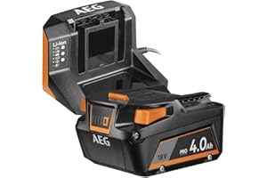 AEG - 1 Batterie Pro Lithium 18V 4,0 Ah et Son Chargeur - SETL1840S