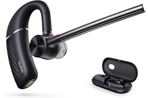 Yealink BH71 Auriculares Bluetooth, Auriculares Inalámbricos con Micrófono con Cancelación de Ruido, Compatibles con Teams y UC, Conexión a Teléfono Móvil/Tableta PC, Auriculares Mono para Camionero