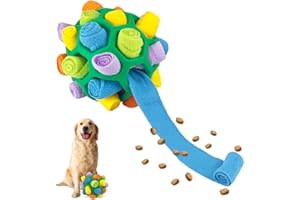 Toivize Palla da Fiuto Interattiva per Cani, Palla da Fiuto per Animali Domestici Giocattolo Interattivo da Masticare per Animali per Cani di Piccola e Media Taglia, Verde
