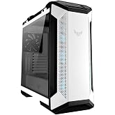 ASUS TUF Gaming GT501 White Edition Kasa, EATX Destekli, Metal &Ouml;n Panel, Temperlenmiş Cam, RGB Fan, Beyaz
