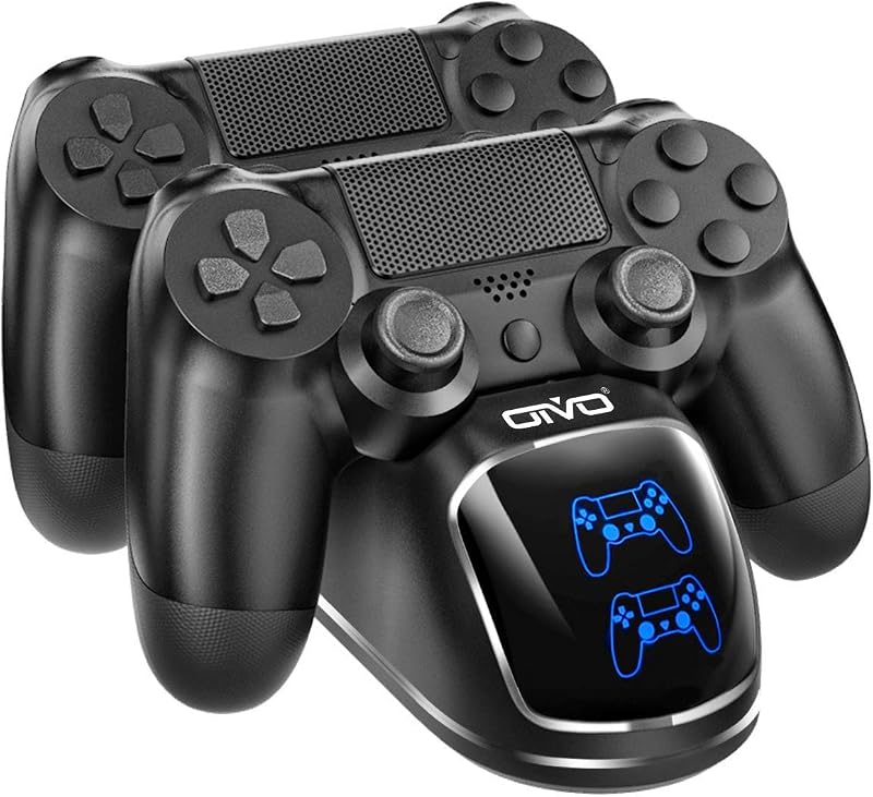 OIVO PS4 Controller Charger Dock Station, 1.8Hrs PS4 Controller Charging Dock, Charging Station Replacement for PlayStation 4 Dualshock 4 Charger