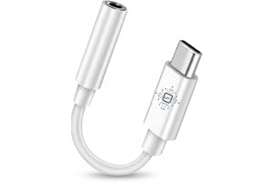 USB-C till Jack 3,5mm, DAC Hi-Fi, , | Inbyggd DAC Hi-Fi chip för tydligt digitalt ljud, Plug & Play, f