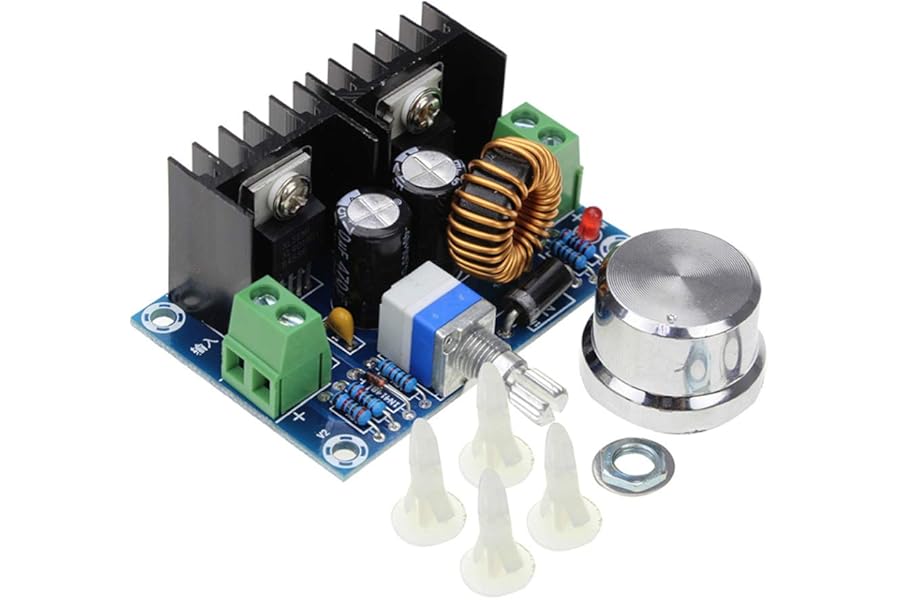 Hailege XL4016 DC-DC 4-40V to 1.25-36V Step Down Buck Converter Power Supply Module XL4016E1 PWM Adjustable Step Down Board 8A 200W