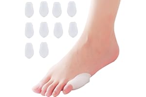 NICENEEDED Imbottitura Protettiva per Cuscino Borsite 10pz, Cuscino di Protezione per Mignolo In Gel Morbido per L'Avampiede, Separatori per Mignolo (Mignolo)