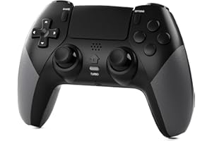 LATEC Manettes compatibles avec PS4,Manette sans Fil pour P4 Slim/Pro avec Turbo Vibration/Capteur Gyroscopique