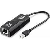 Hadron USB 3.0 Ethernet Adapt&ouml;r&uuml; | 10/100 Mbps Hız | USB-A to RJ45 LAN İnternet D&ouml;n&uuml;şt&uuml;r&uuml;c&uuml; | Windows, Mac ve Linux Uyumlu | 