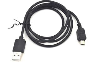 AlyKets USB-laddningskabel för Garmin GPS Nuvi 2577/LM/T 2577/LT 3597/LM/T-HD