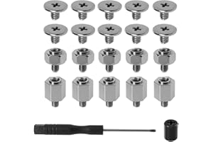 Namvo M2 NVMe-Schraubensatz, SSD-Befestigungsschrauben mit Befestigungsschraubendreher, kompatibel mit Asus-Motherboards