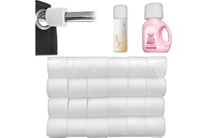 KXRTPX 25 Pcs Curtain Spacers, Spacers for Eyelet Curtains, 50mm Length, Universal Fit for Indoor and Outdoor Use, Durable Foam Material for Perfect Pleats on Curtain Poles up to 35mm