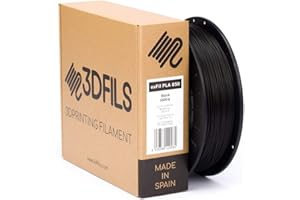 3DFILS - Filamento PLA para impresión 3D esFil PLA INGEO 3D850: 1.75 mm, 1 Kg, Negro