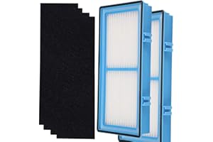 Kagni True HEPA - Filtro de repuesto y prefiltro compatible con purificador de aire Holms HAPF30AT, paquete de 2