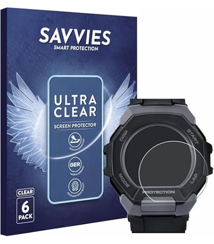 BROTECT 3er Pack Schutzglas Für Casio G-Shock GBD-H1000 – 9H Härte, Anti-Fingerprint, Made In Germany