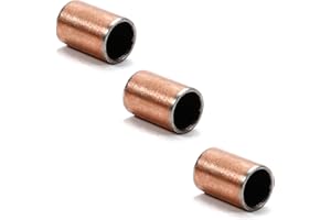 Othmro Sleeve Bearing 8mm Bore x 10mm OD x 15mm Length Plain Bearings Wrapped Oilless Bushings Pack of 3