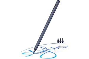 AT-MIZHI Stift für iPad Apple Pencil USB C, Stylus Pen für iPad 10./9/8/7/6./Pro 12''/12,9''/11"/Mini 6/5. /Air 13"/11"/6/5/4/3., Präzise Kontrolle, Magnetische