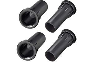 sourcing map Tubo de Puerto de Altavoz de 35mm x 80mm, Tubo Reflejo de Bajo y Subwoofer, Caja de Bajo y Woofer 4uds