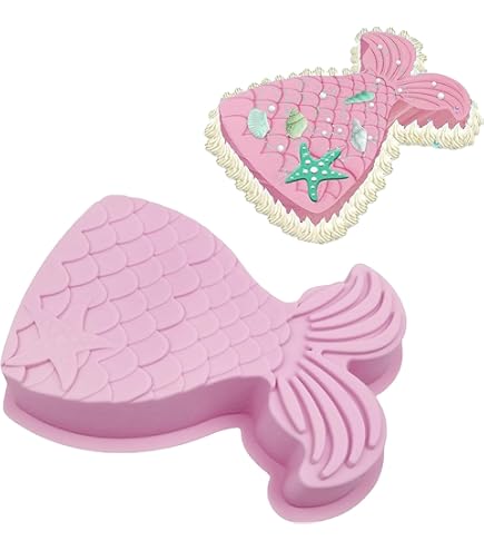 Moule A Gateau Enfant Moule À Gâteau Sirène Grand Moule En Silicone Pour Enfant Sirène Moule À Gâteau En Silicone Moule Sirène Moule En Silicone Mo[u2958] - Maison Deco Gateau Sirene