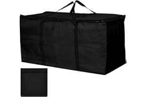 ZLPBAO XXXL Sac de Rangement pour Coussins de Meubles de Jardin Sapin Noel Sac de Rangement, Housse de Protection pour Coussins Anti-UV de Rangement pour Le Sapin Noel (175 x 76 x 51 cm)