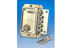 Fac seguridad s-90p - Cerradura sobreponer izquierda/o dorado