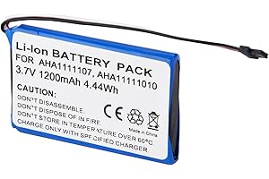 CHUNCAIL CHUNGAIL GPS-Batterie für AHA11111107, AHA111111010, P6 Tomtom Go Essential/Go 6100/Go 620/Go 610/Go 600 oder 4FA60 Navigationsausrüstung Satellitennavigationsbatterie (3.7V 1200mAh Li-ion)