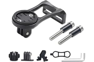 WAILICOP Portabiciclette - Tachimetro Illuminazione Torcia Action Camera Compatibile con Garmin Cateye Bryton E Altri Computer da Bici Accessori per Manubrio Bici