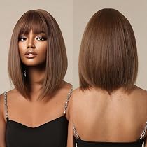 VRZ Echthaar-Perücke Mit Haarreif – Kurze Locken, Braun-blond, Ohne Kleber, Für Schwarze Frauen